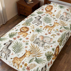 Safari Baby Minky Plush Baby Toddler Blanket