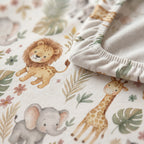Safari Theme Baby Changing Pad Cover — Gender Neutral Nursery