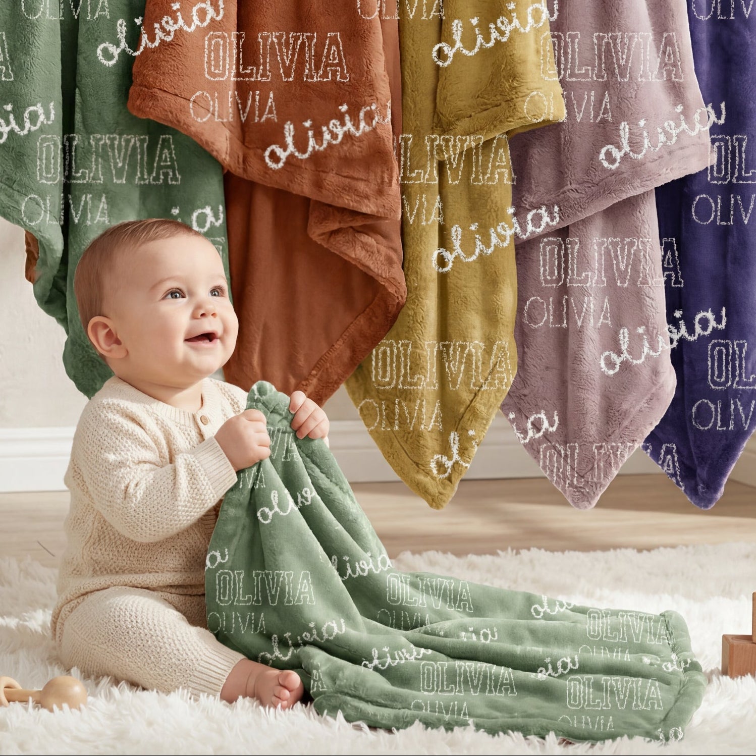 Ultra Plush Baby Security Blanket | Extra Small