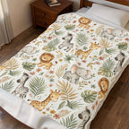 Safari Baby Minky Plush Baby Toddler Blanket